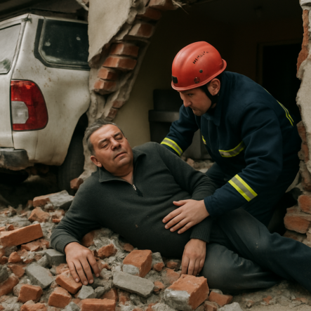 İnşaat Kazası: Duvar Altında Mahsur Kalan İşçi Kurtarıldı