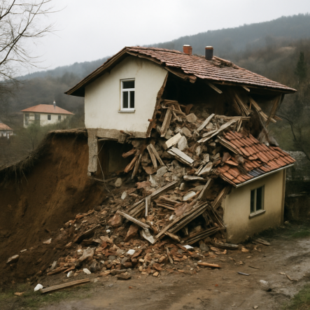Kastamonu'da Heyelan: Ev Yıkıldı, Felaket Sonuçları İnceleniyor