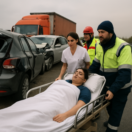 Zincirleme Kaza: TAG Otoyolu'ndaki Hemşire, Yaralarına Rağmen Hayatta